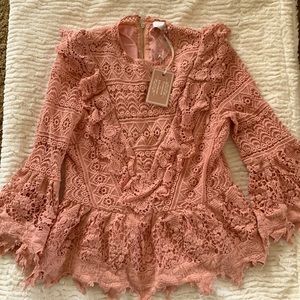 Beautiful lace detail blouse